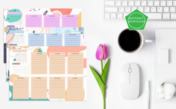 Download Weekly Schedule Daily Planner to Do List - Daily planner Collection
