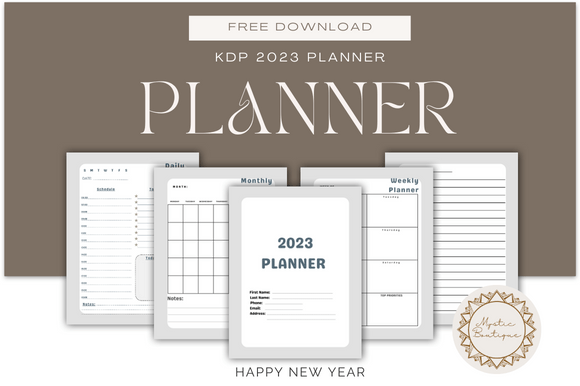 Download 2023 Monthly, Weekly and Daily Planner - Daily planner Collection