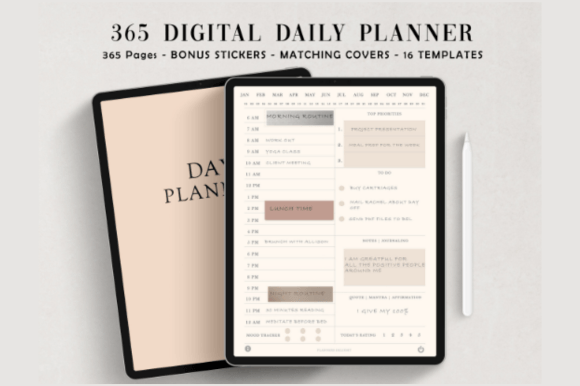 Download Digital Minimalist Daily Planner - Daily planner Collection