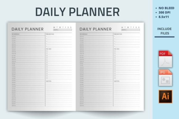 Download Daily Planner Kdp Interior - Daily planner Collection