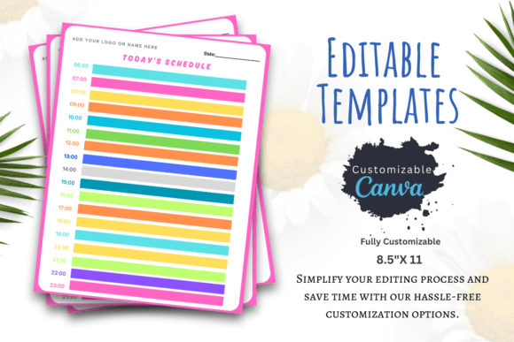 Download Editable Daily Schedule Template - Daily schedule Collection