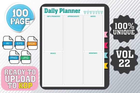 Download KDP - Daily Planner . - Daily planner Collection