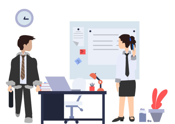 Download Office Employee Illustration #369 - Premium Bundle